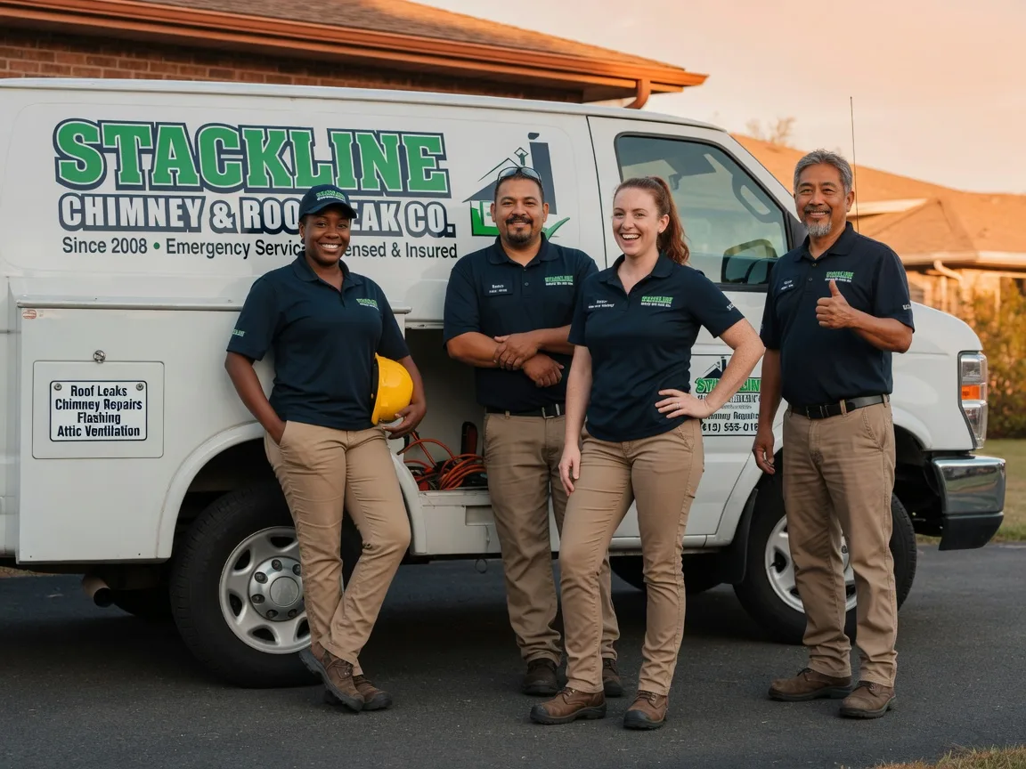 Chimney flashing repair company in Browning, IL